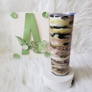 I am selling this cute homemade tumbler made by resin